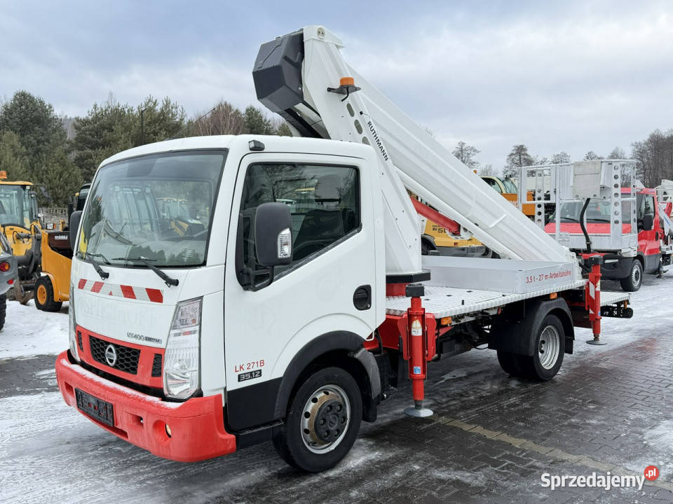 Nissan Cabstar Podnośnik Koszowy 27m RUTHMANN TB Widełki sprzedam