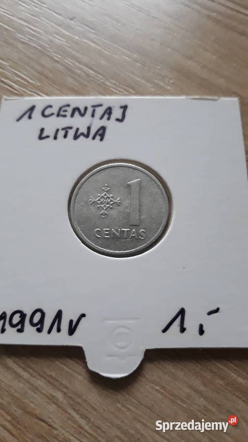 1 Centaj Litwa 1991 r sprzedam