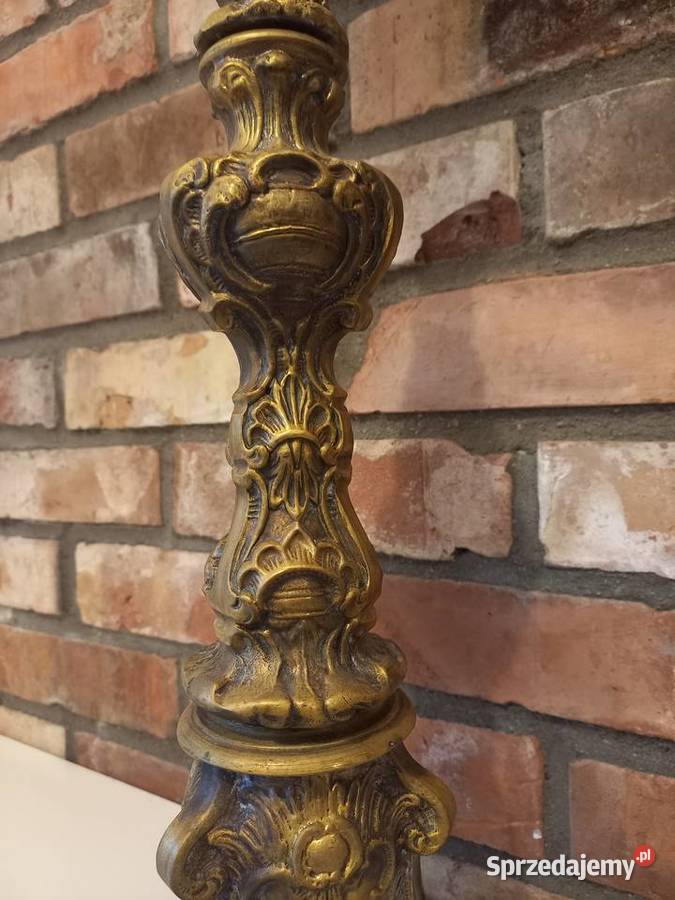 Świecznik mosiężny 7 423 Gawroniec sprzedam