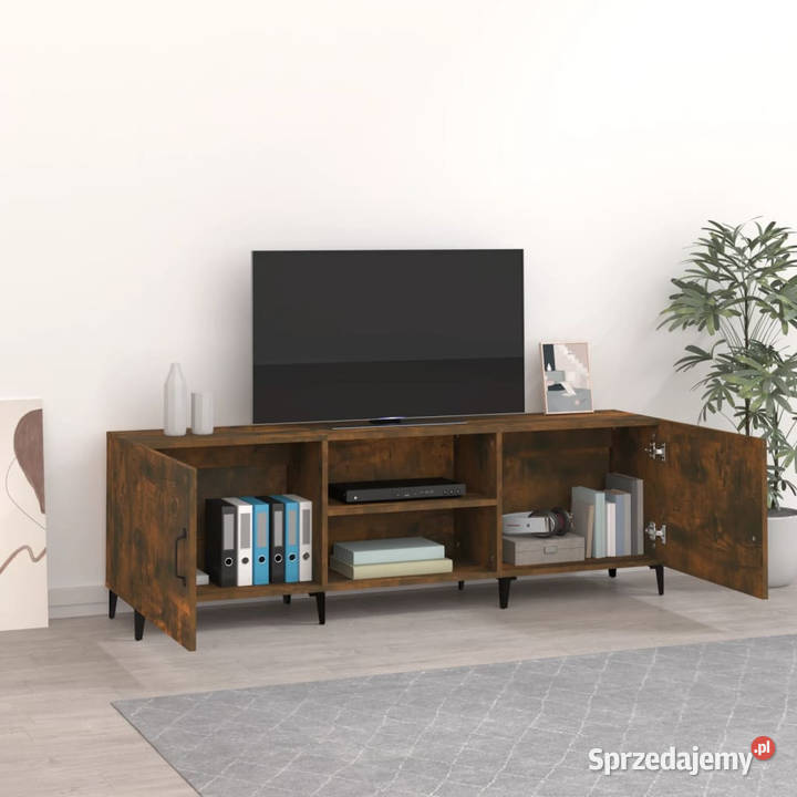 Szafka pod telewizor przydymiony dąb 150x30x50 RTV RTV sprzedam