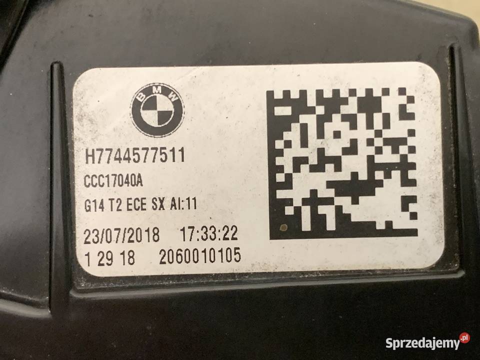 Lampa tył tylna lewa BMW 8 G14 G15 M8 7445775 Barwałd Dolny