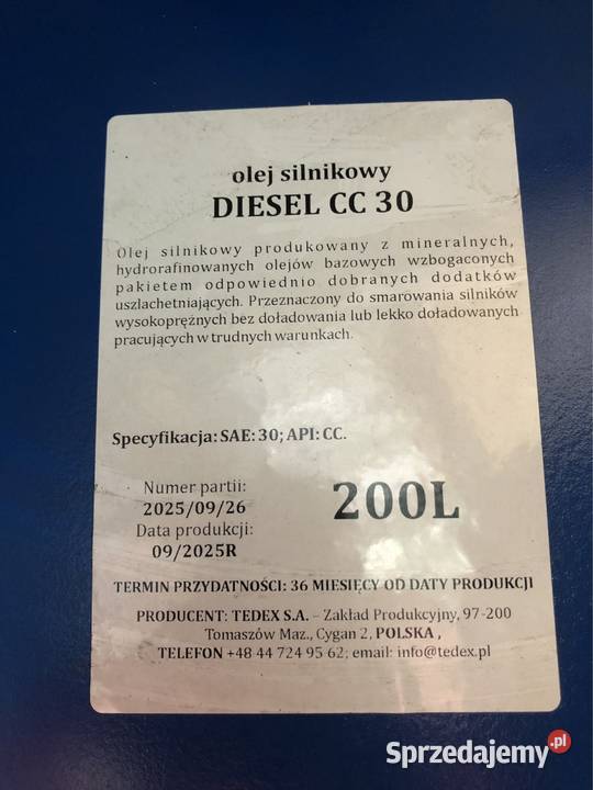 Oleje na litry luzem sprzedam