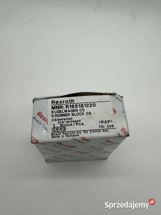 Rexroth R165181220 Wózek liniowy Pozostałe Warszawa