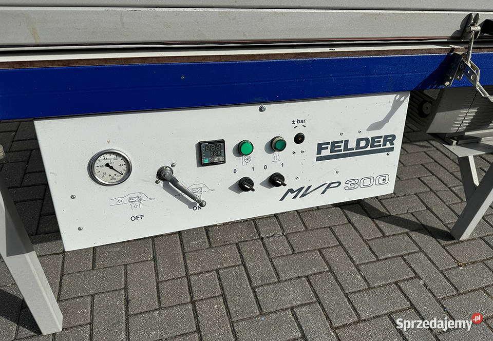 Prasa próżniowa membranowa FELDER MVP 300 Produkcja Sierakowska Huta