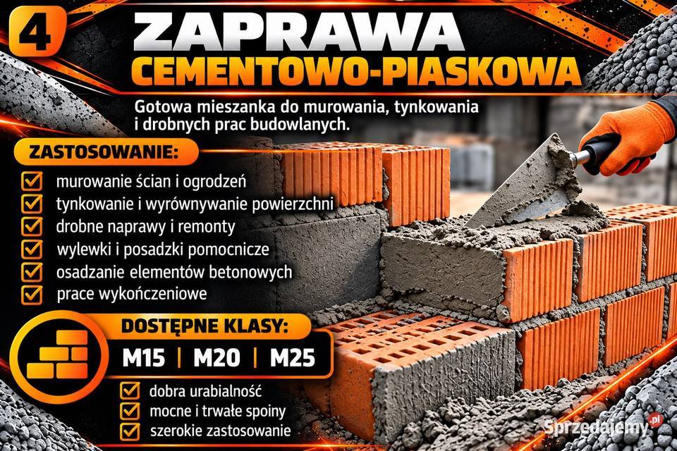 Beton towarowy suchy półsuchy podsypka małopolskie