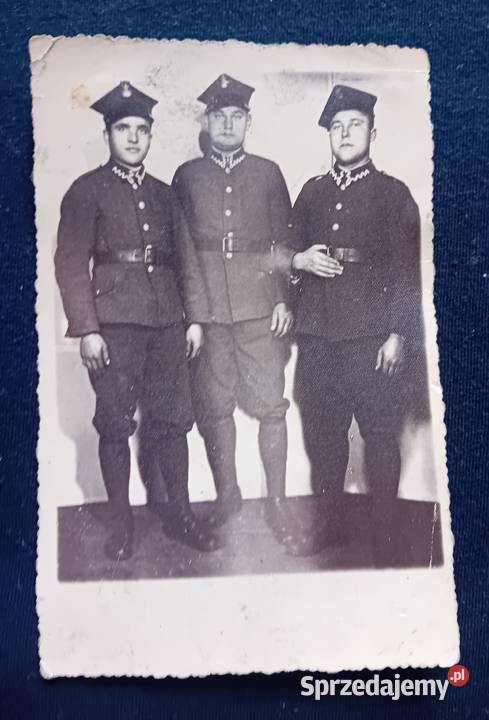 Stara fotografia żolnierze Wojska Polskiego lata Pozostałe Antyki, Sztuka, Kolekcje Koźminek