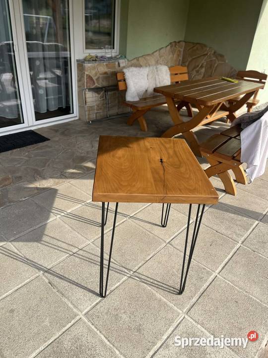 Stolik kawowy stojak na wino małopolskie sprzedam