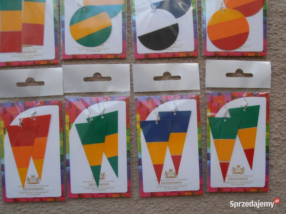 Kolczyki letnie wakacyjne plażowe Skawina