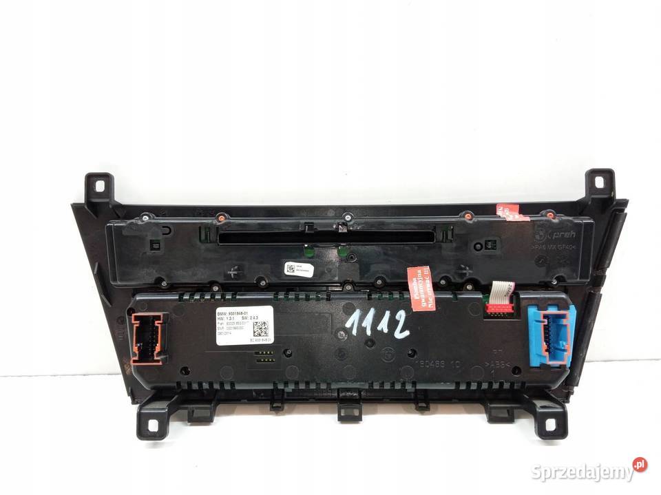 PANEL NAWIEWU RADIA 9331848 Bmw Seria 6 III Rok produkcji 2014 świętokrzyskie sprzedam