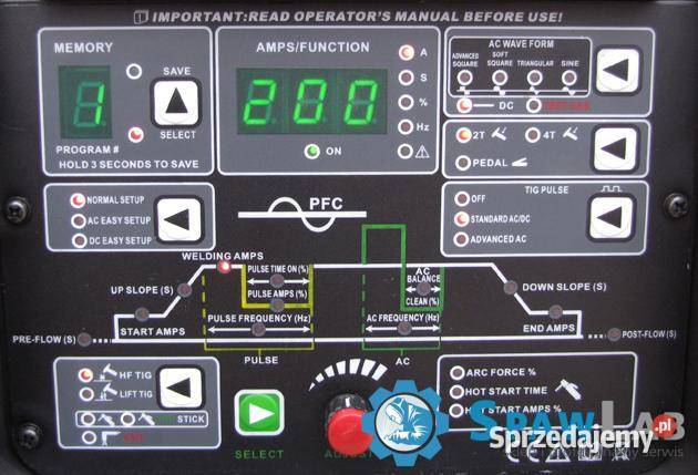 Welder Fantasy JET TIG III ACDC 200 3w1 IGBT PFC Krotoszyn