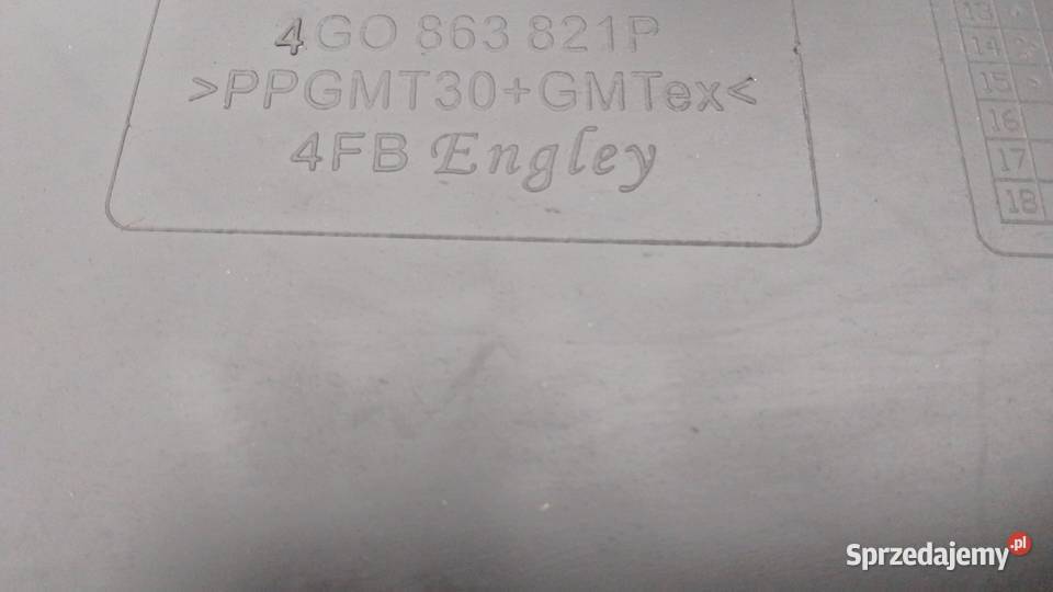Osłona płyta dolna silnika Audi A6 C7 A7 4G Koszalin