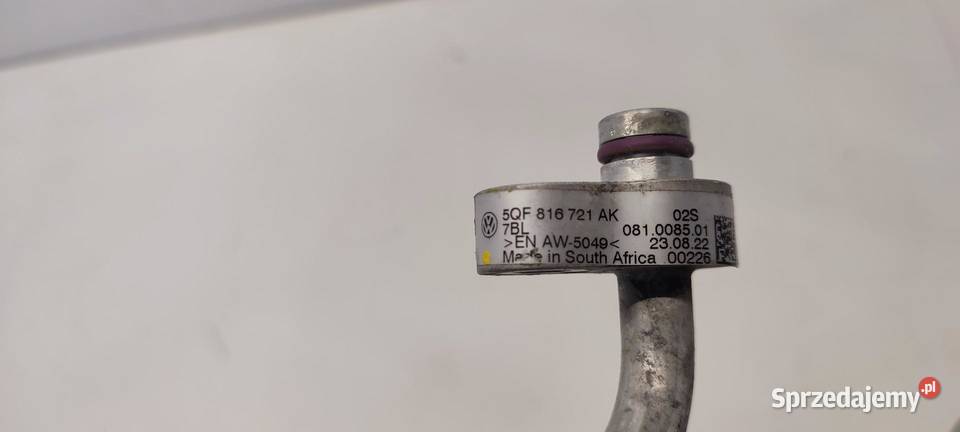 VW TIGUAN II PRZEWÓD KLIMATYZACJI 5QF816721AK osobowe dolnośląskie sprzedam