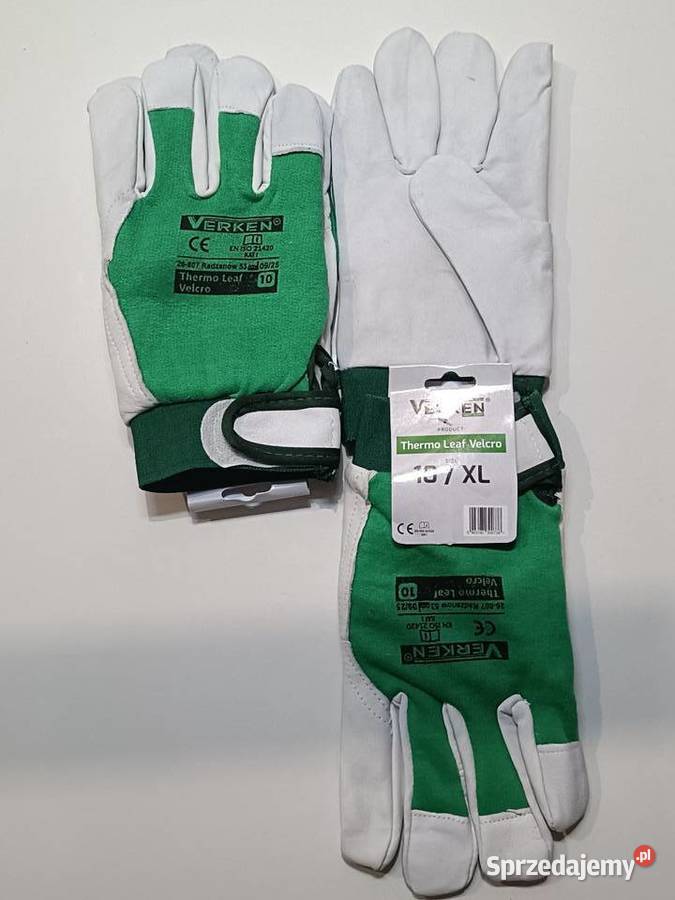 Rękawice robocze ocieplane skórzane Thermo Leaf Rękawice i odzież