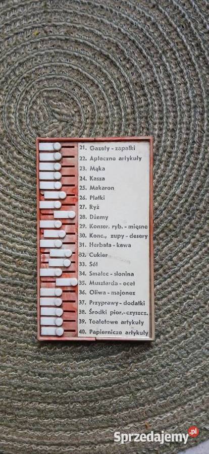 Lista zakupów VINTAGE Z PRL Kraków