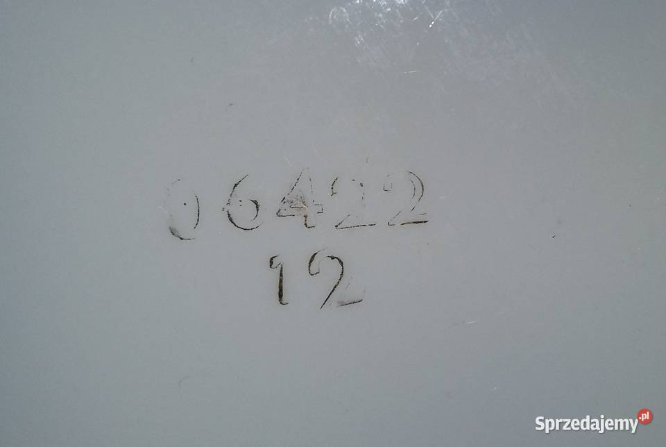 Talerz płytki obiadowy średnica 24 porcelana łódzkie Łódź