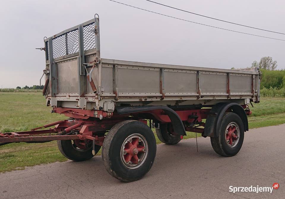 Przyczepa wywrotka na 3 strony solidna Przyczepy rolnicze mazowieckie