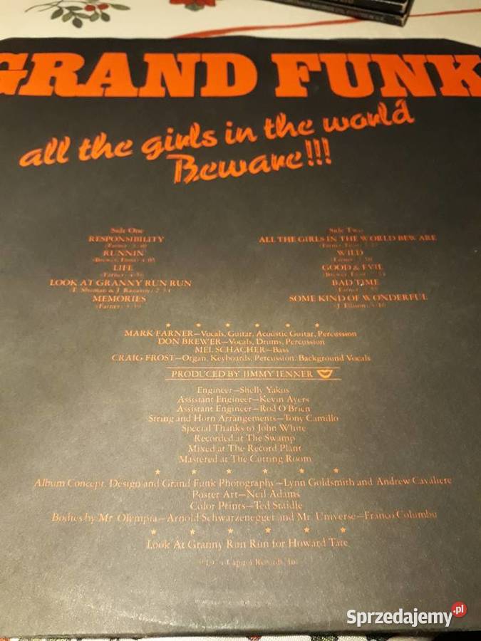 GRAND FUNK RAILROAD all the girls in the world Rzeszów