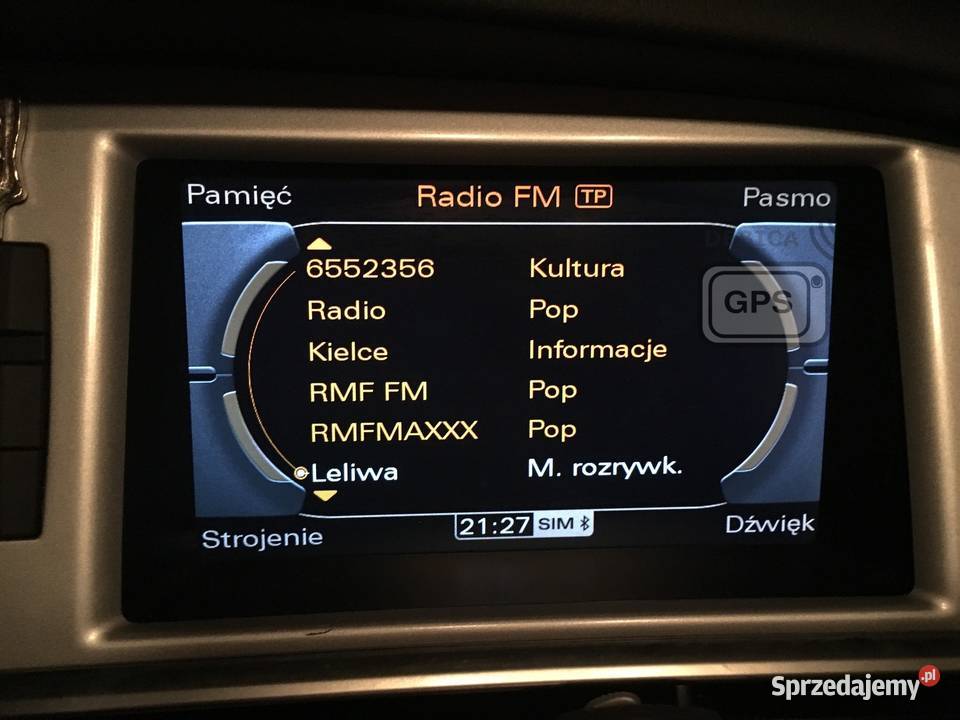 Polskie Menu Audi A6 C6 Q7 MMI 3G Radio BBTEU Tarnów