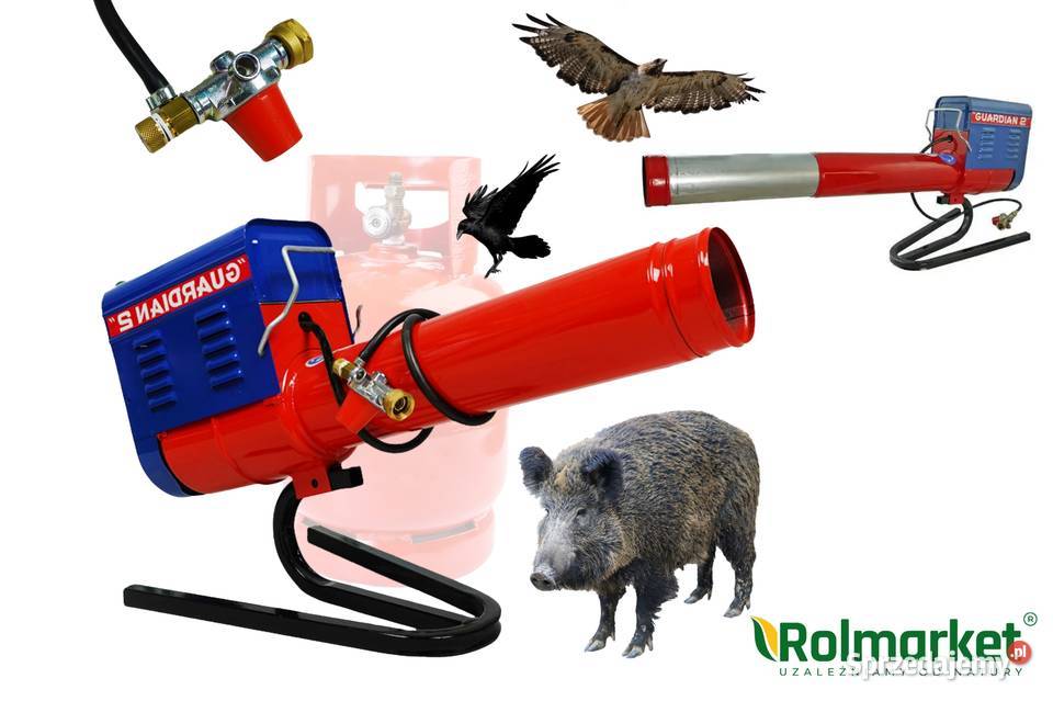 Gazowa Armatka Hukowa na dziki ptaki odstraszacz Sporty strzeleckie i myślistwo mazowieckie Cieśle sprzedam