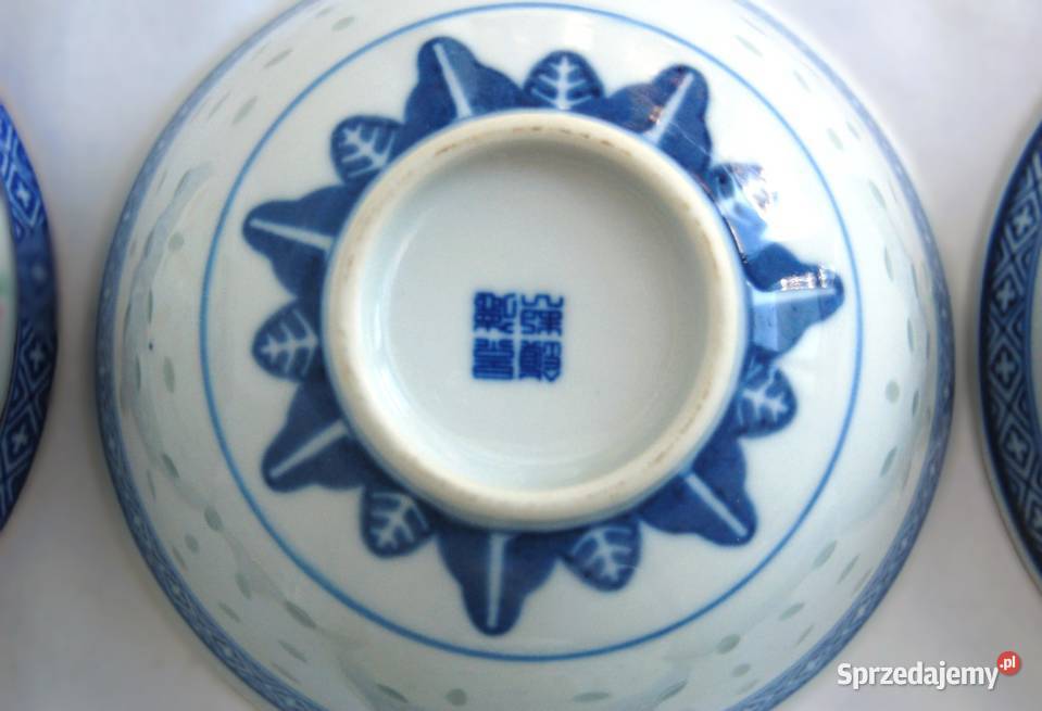 Chińska porcelanowa miska 4 porcelana ryżowa Lublin