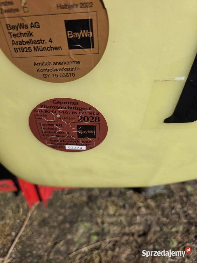 Opryskiwacz zawieszany 400L firmy niemieckiej nieuszkodzony Samborzec