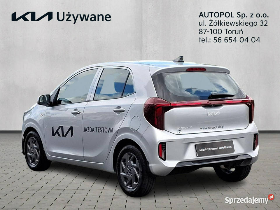 Kia Picanto Wersja L FV23 serwisowany w ASO demo nawigacja Toruń
