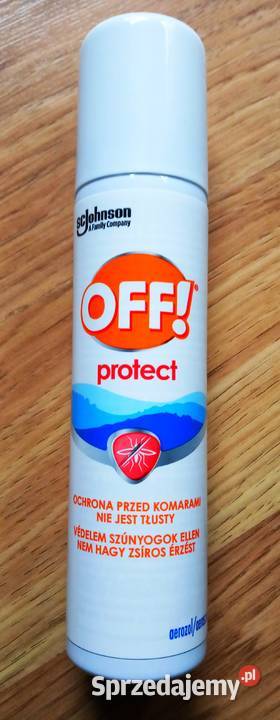Wyprzedaż - OFF protect na komary 100ml spray