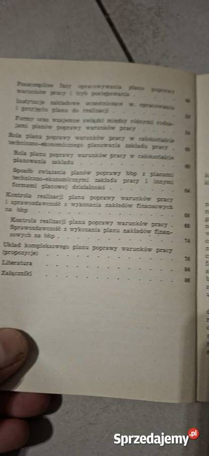 Unikat Poradnik BHP 1969 1 wydanie PRL rzadki Ostrów Wielkopolski