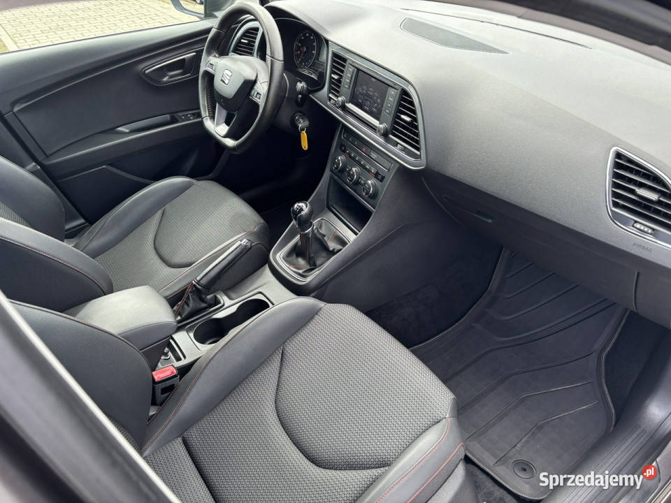 Seat Leon Oryginalny lakierNawigacjaLedyPDC benzyna Samochody osobowe Przyszowice