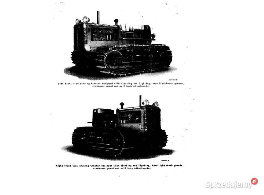 IH TD14a instrukcja obsługi ciągnik Kielce