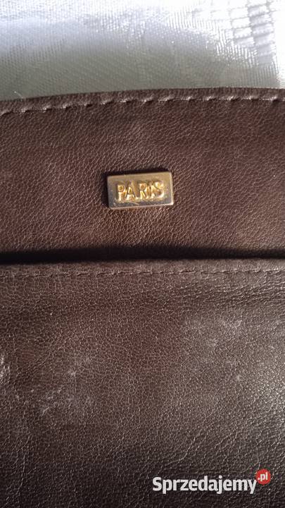 FRANCUSKI PORTFELIK SKÓRA NATURALNA CZEKOLADOWY Piła