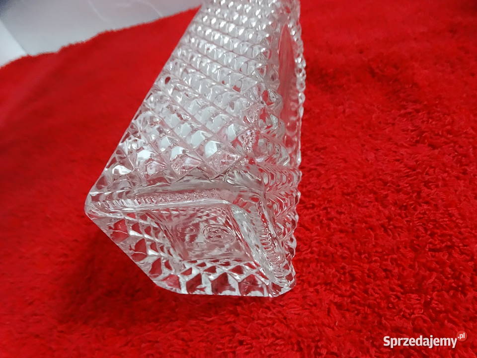 STYLOWA KARAFKA VINTAGE GRUBE SZKŁO RETRO Biłgoraj