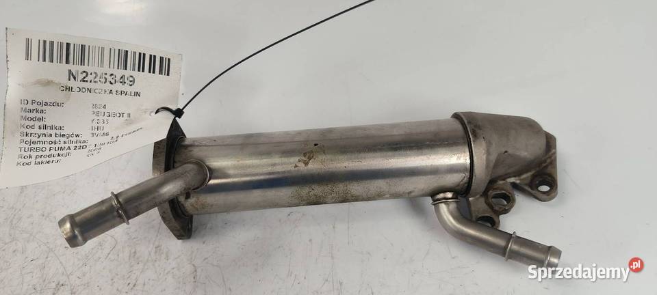 CHŁODNICZKA SPALIN PEUGEOT BOXER II Lipno