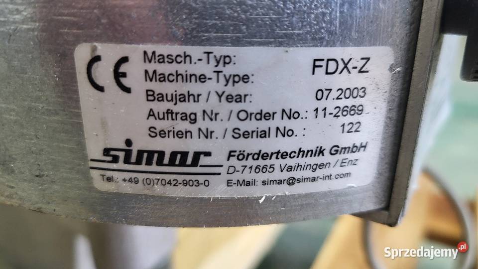 Zaciąg tworzywa Simar FX 2504 z dozownikiem Białogard