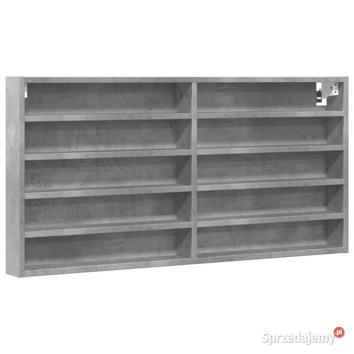 vidaXL Witryna szarość betonu 100x85x50 Warszawa