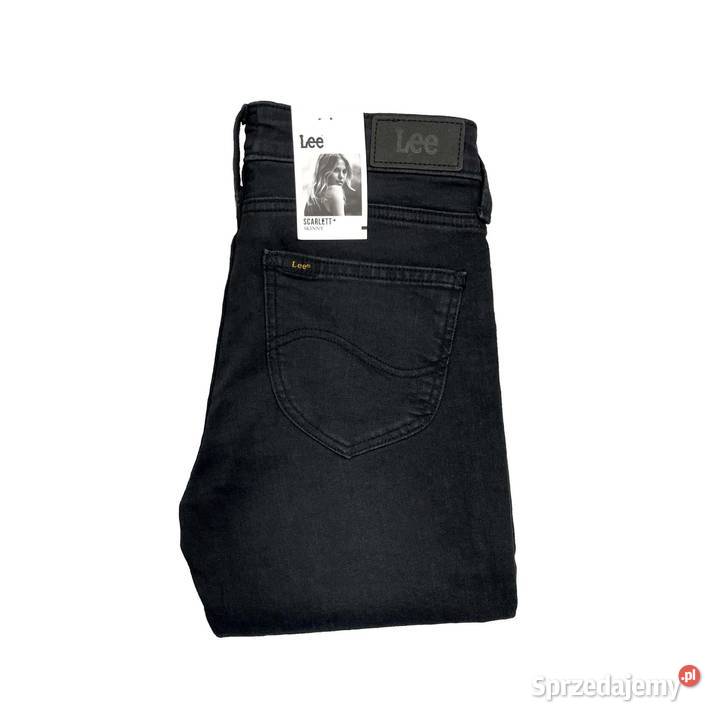 Spodnie damskie Lee Scarlett Raven Black W25 L31 Pisz