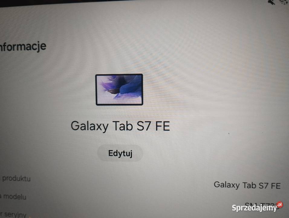 Tablet Samsung Galaxy S7 FE Samsung sprzedam