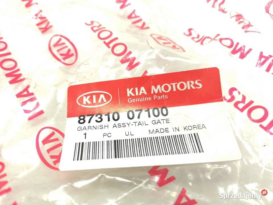 LISTWA KLAPY BAGAŻNIKA KIA PICANTO 20042006 lubelskie