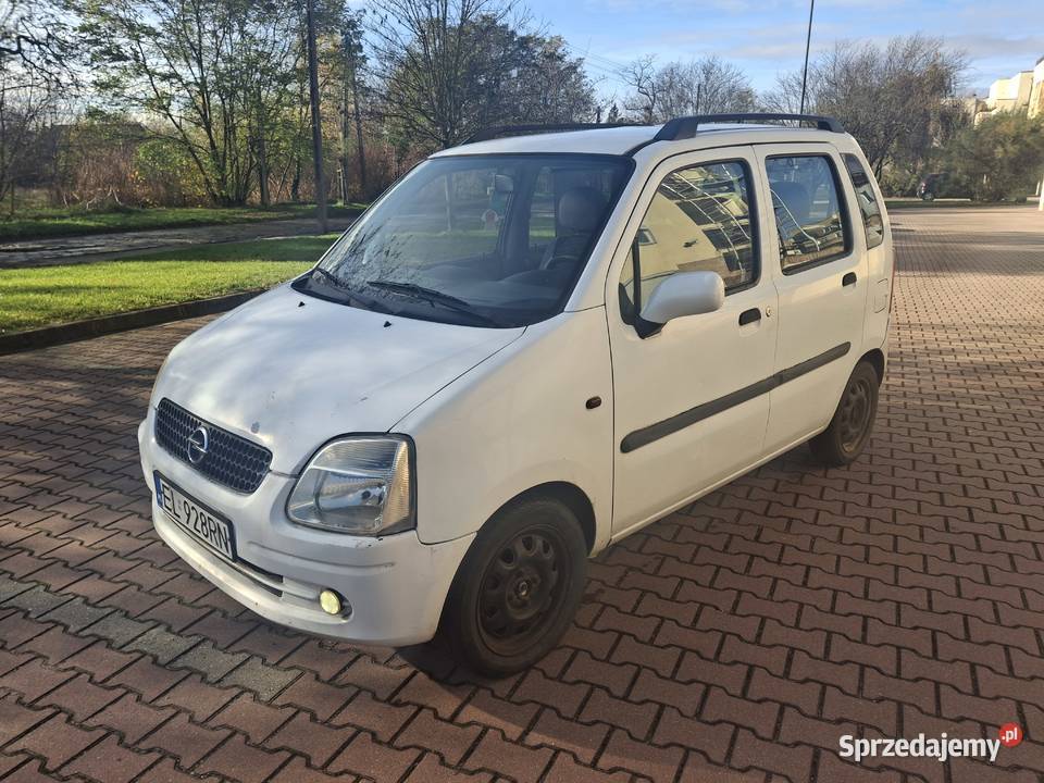 Opel Agila 10 benzyna 2001 manualna Łódź