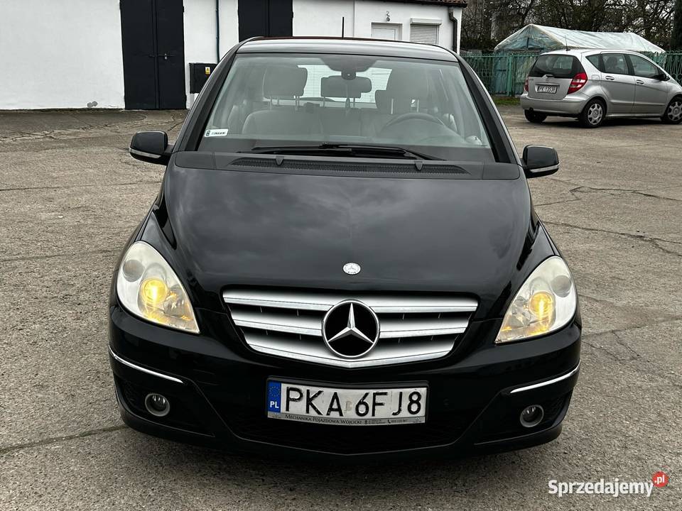 MercedesBenz Klasa B W245 czarny Mercedes-Benz wielkopolskie Kalisz