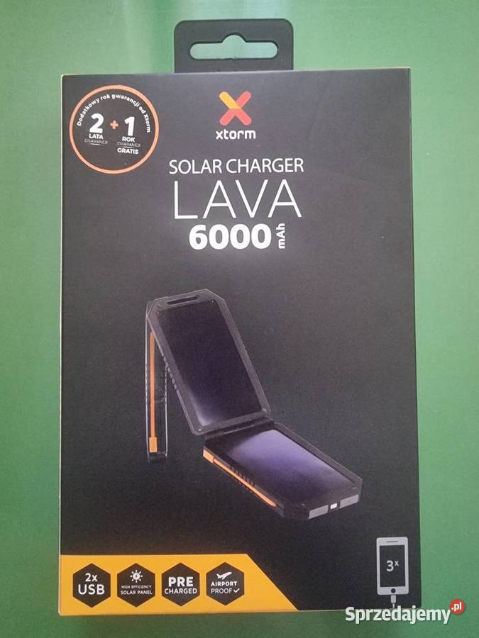 Powerbank Solarny Solar Charger Lava 6000mAh Gliwice