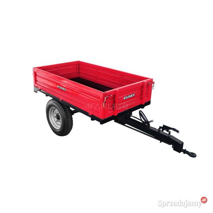 Przyczepa rolnicza jednoosiowa 15T z kiprem Przyczepy rolnicze sprzedam