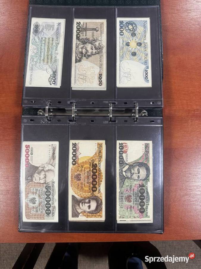 Kolekcja banknotów PRL kolekcjonerskie marki podkarpackie Pustków-Osiedle sprzedam