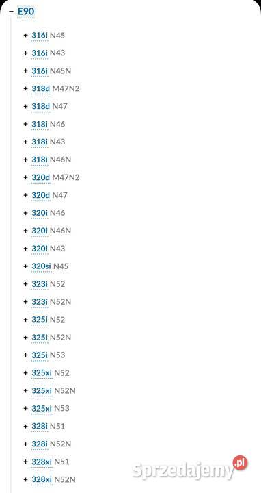 Zacisk tył Bmw e90 e91 e92 e93 f30 f35 e84 320 zaciski Dębica