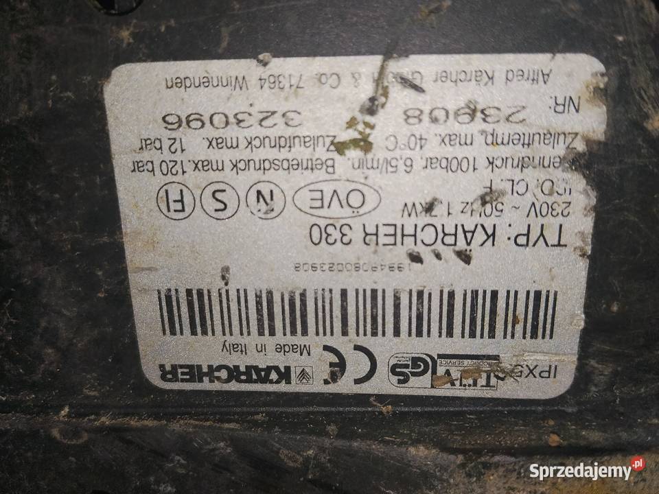 Karcher myjka 330 dolnośląskie