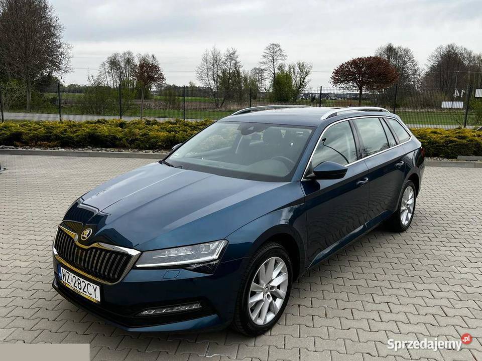 Skoda Superb 15 TSI Ambition 150 2021r Salon 4/5 mazowieckie Karolków Szwarocki