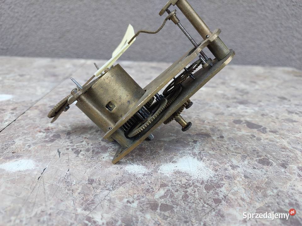 M207 Mechanizm starego małego zegara chodzik M Antyki Tczew