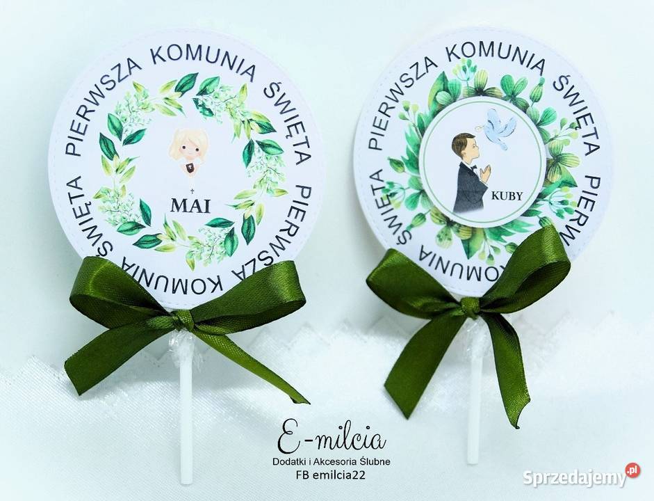 Podziękowania Gości z okazji I Komunii Św Duże Zielona Góra sprzedam