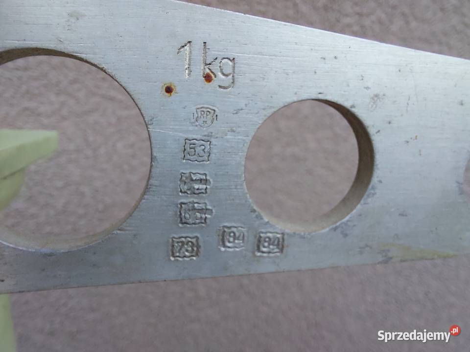 Stara waga szalkowa laboratoryjna 1 1953r pomorskie Tczew