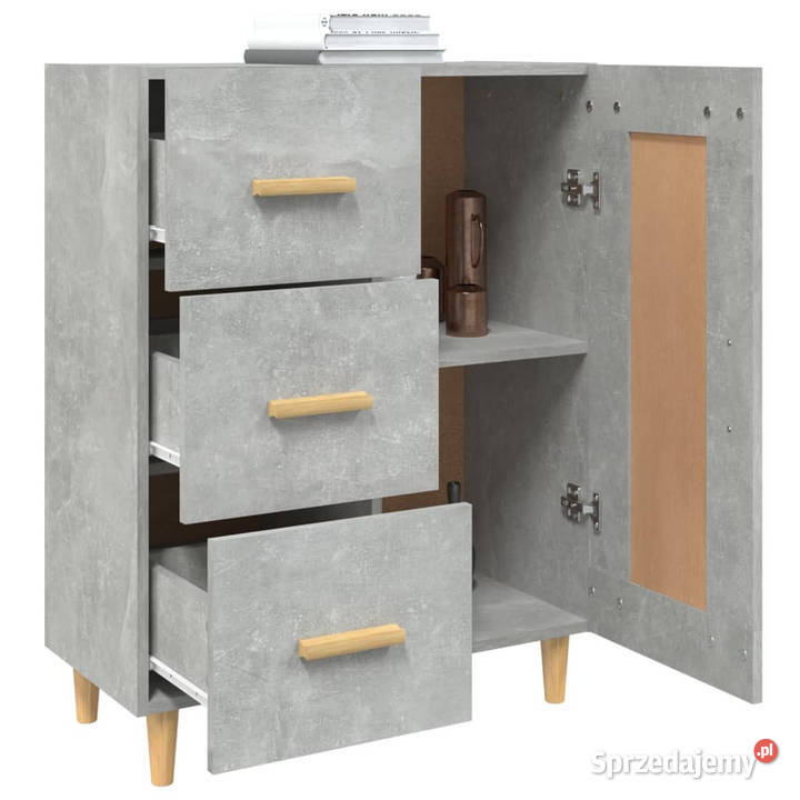 Szafka szarość betonu 695x34x90 materiał Warszawa